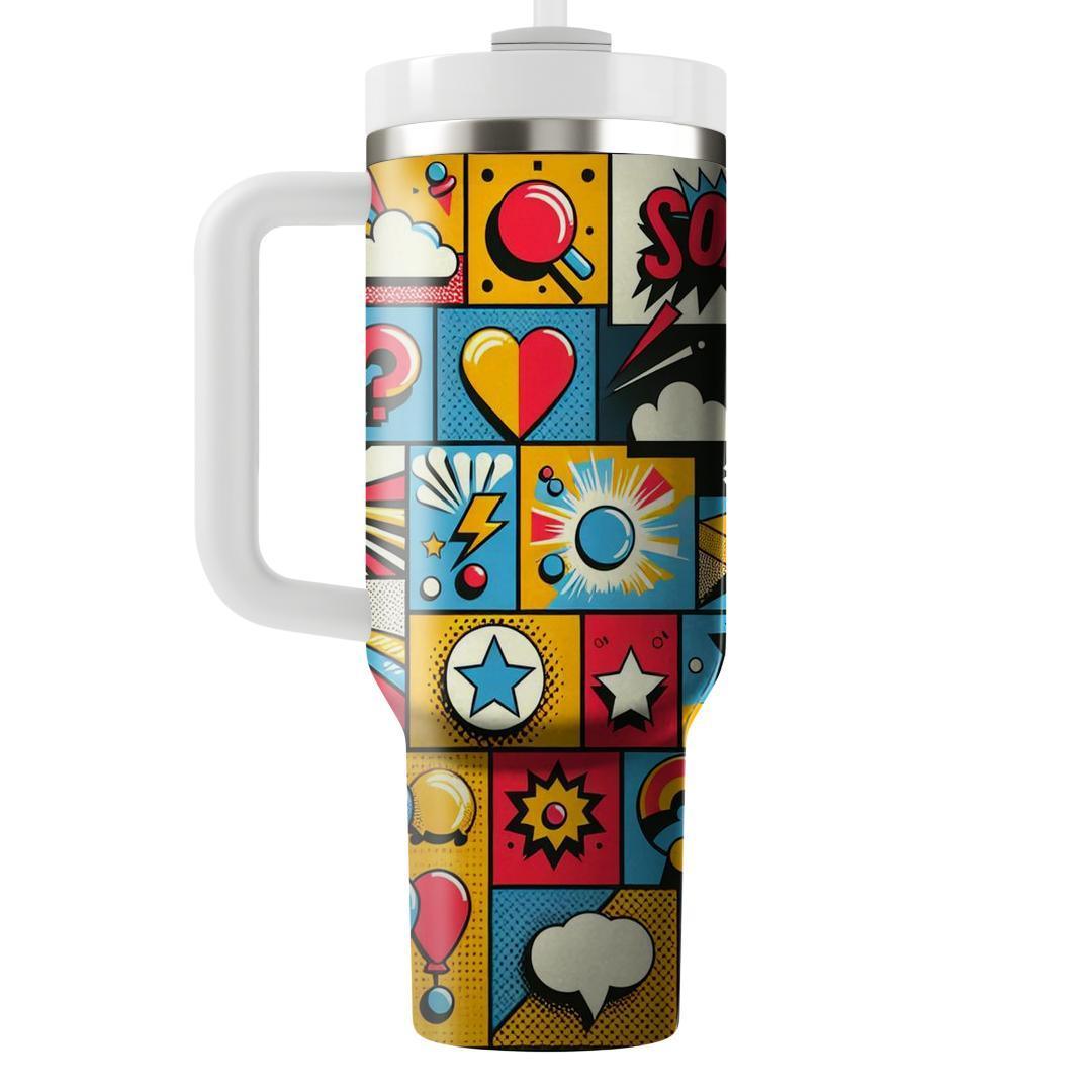 Classic Pop Art  Tumbler Cups