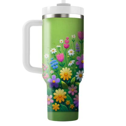Cheerful Spring Meadow  Insulated Tumblers