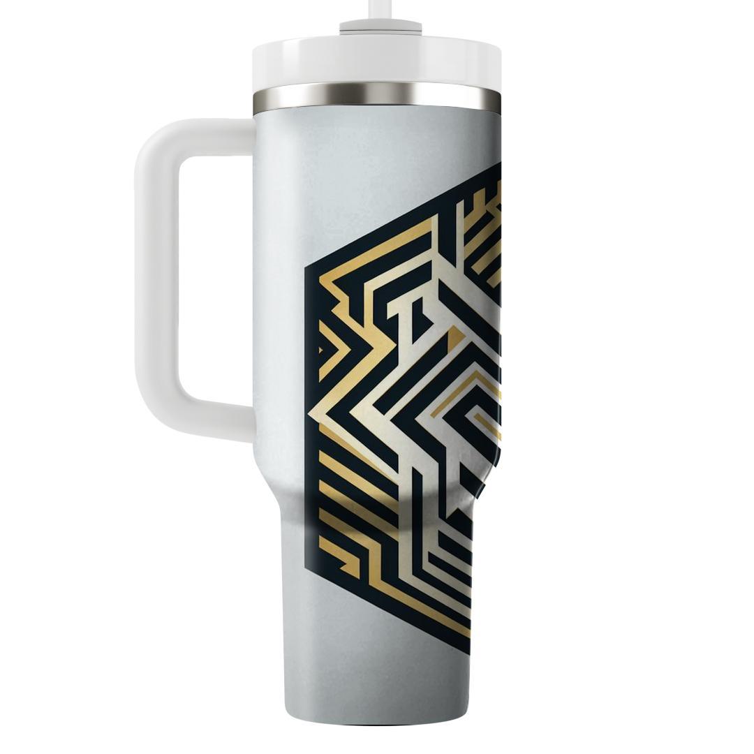 Art Deco Chevron Pattern  Decorative Tumblers
