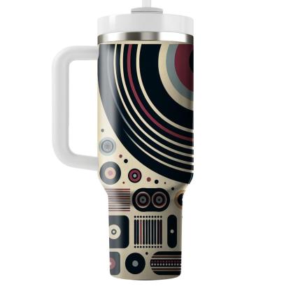 Retro Record  Unique Tumblers