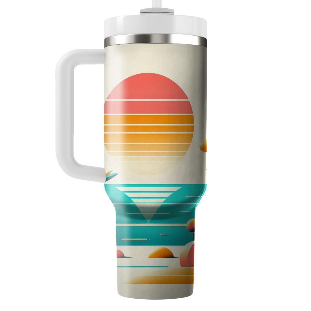 Tropical Miami  Personalized Tumblers