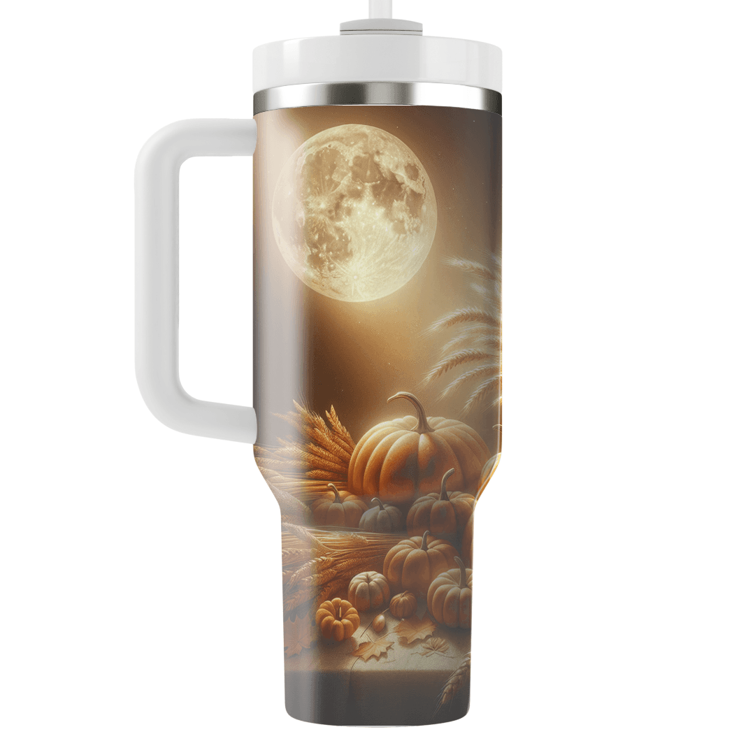 Harvest Moon - A Celebration Of Abundance  Travel Tumblers