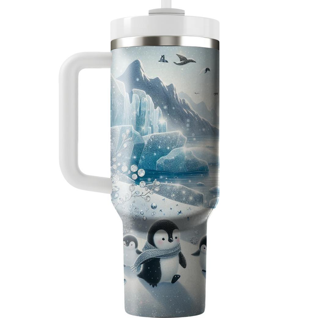 Enchanted Penguin Parade  Travel Tumblers
