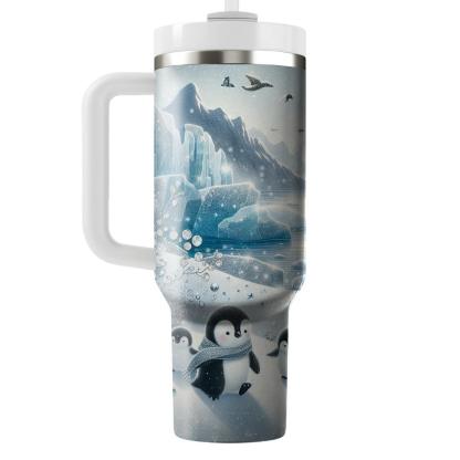 Enchanted Penguin Parade  Travel Tumblers