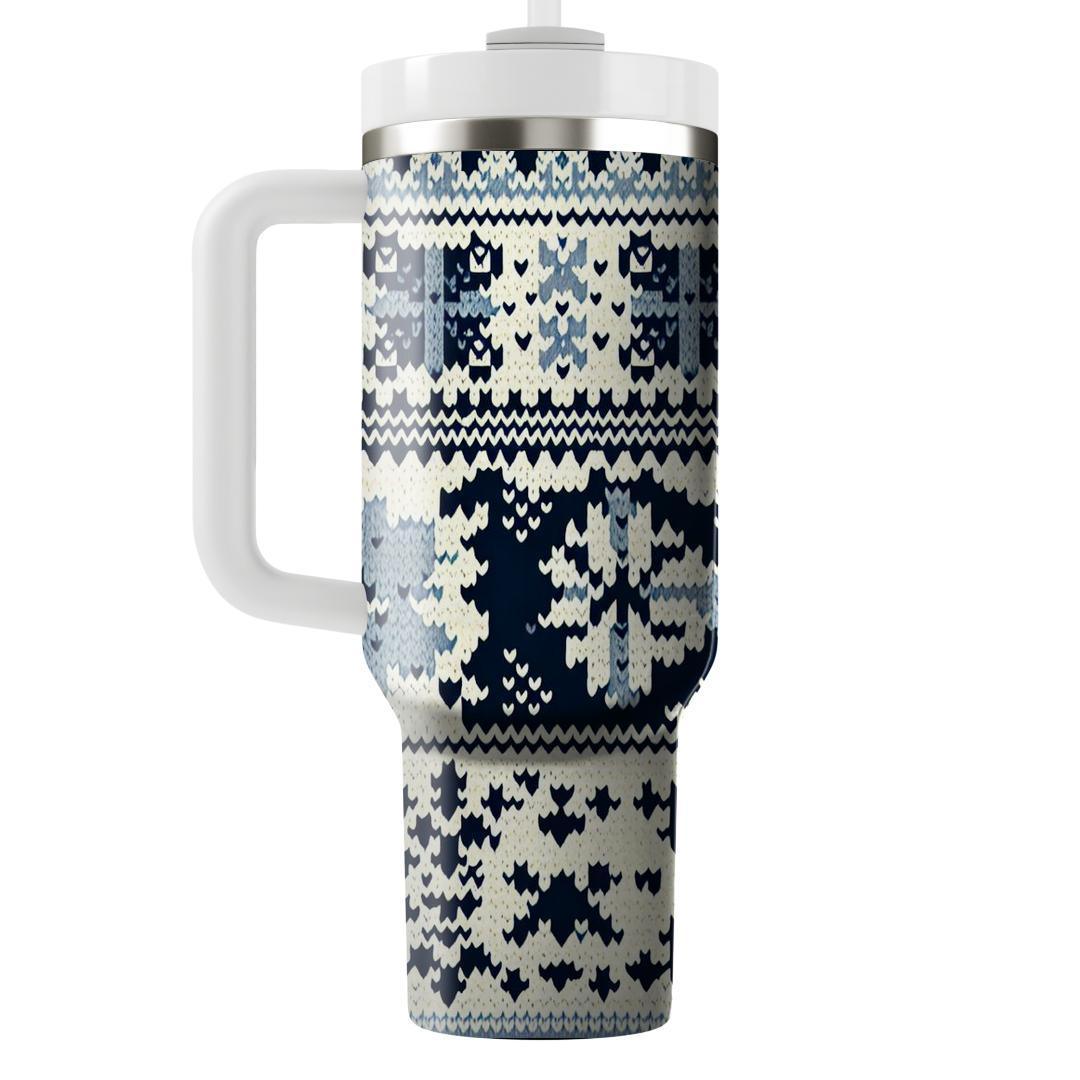 Nordic Knitted Charm  Tumblers For Gifts