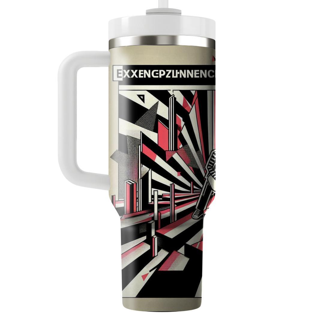 Rebellious Rhythm Stripes  Custom Tumblers