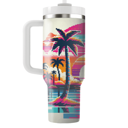 Pixel Paradise  Custom Tumblers