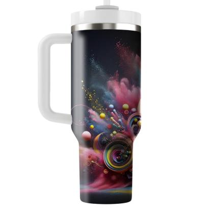 Joyous Fusion - A Festival Of Colors  Tumbler Cups
