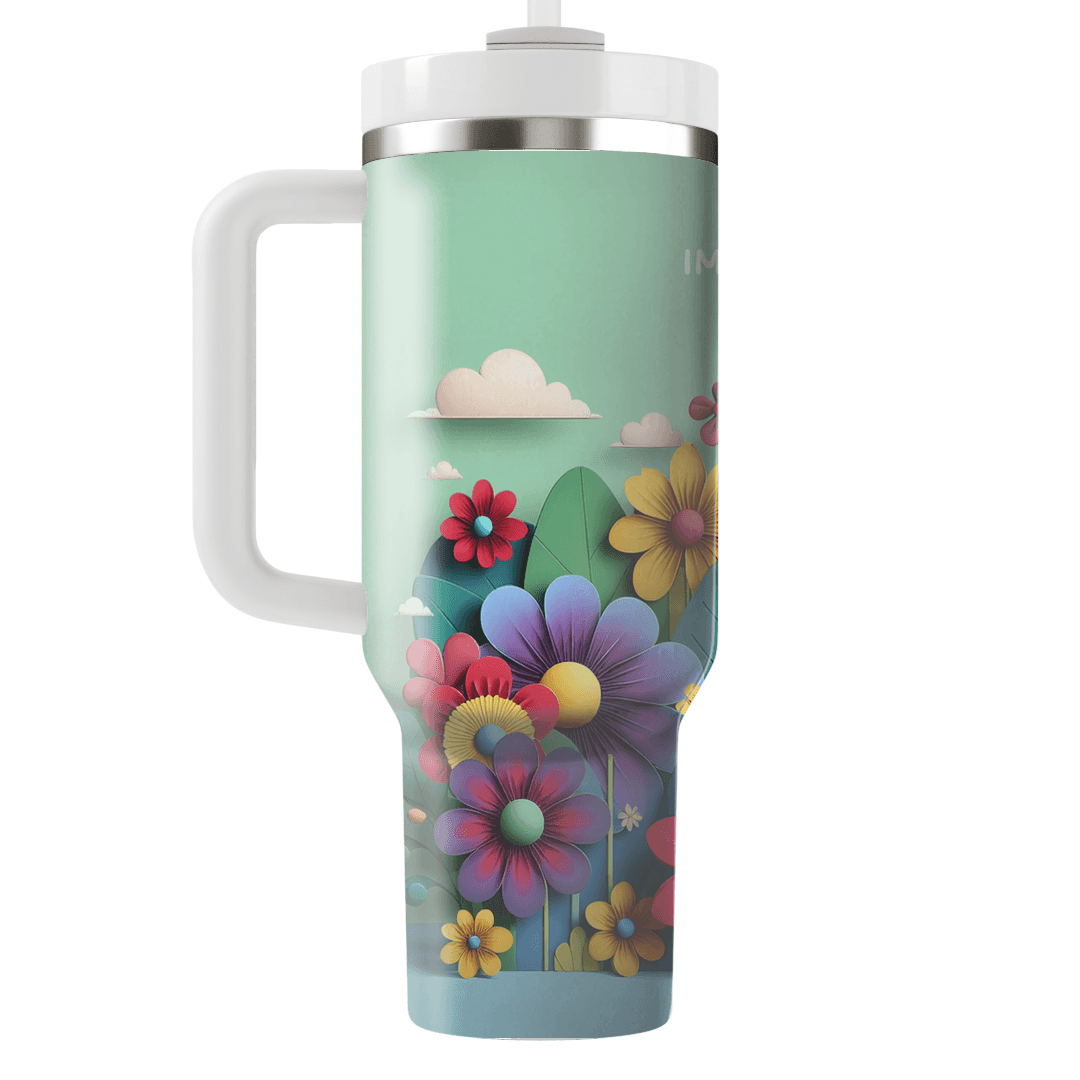 Botanical Fantasy  Unique Tumblers