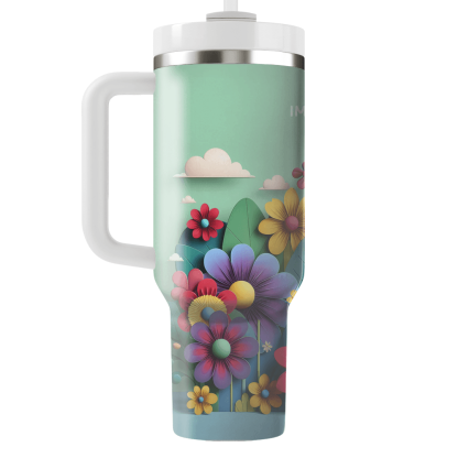 Botanical Fantasy  Unique Tumblers