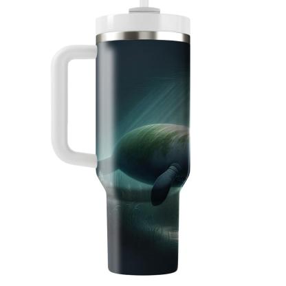 Gentle Giant Manatee  Travel Tumblers