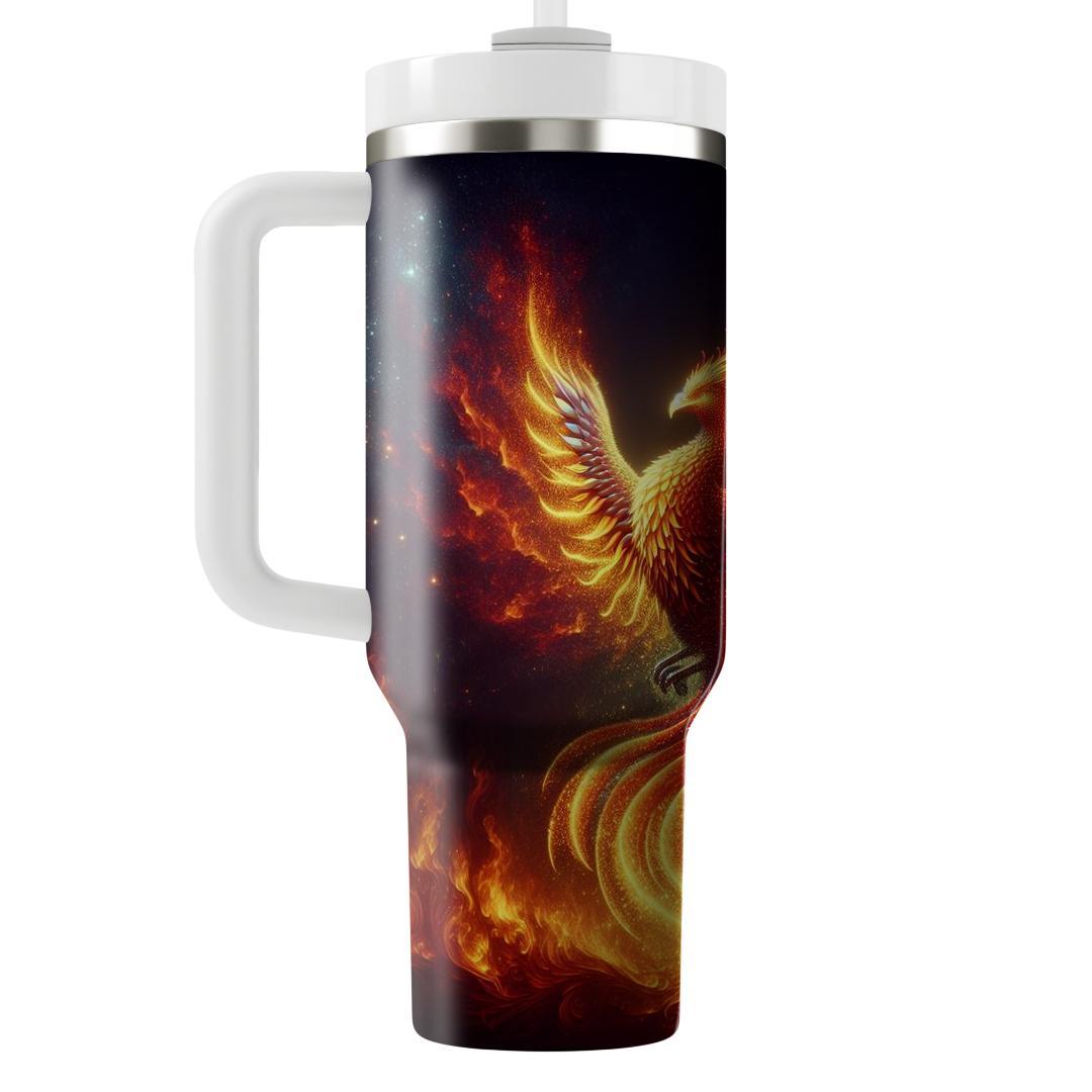 Majestic Phoenix Rise  Travel Tumblers