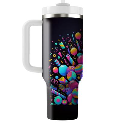 Party Time Neon  Personalized Tumblers