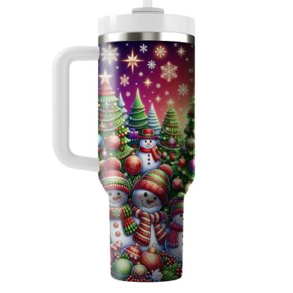 Winter Festive Nights  Travel Tumblers