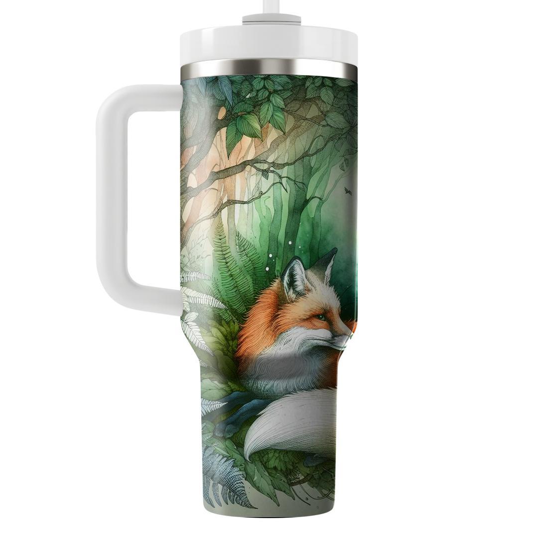 Mystical Fox Grove  Decorative Tumblers