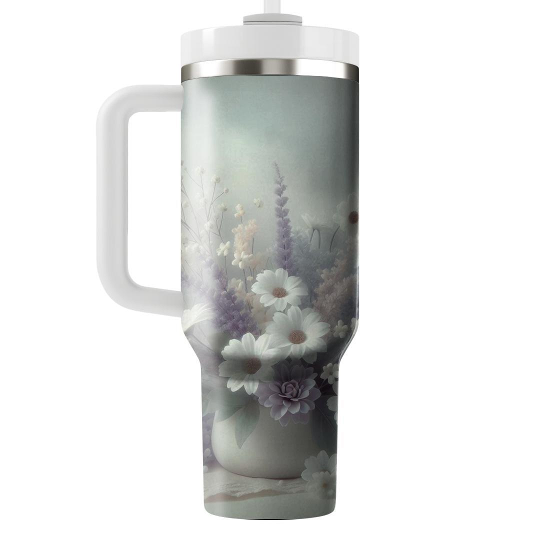 Misty Floral Whispers  Unique Tumblers
