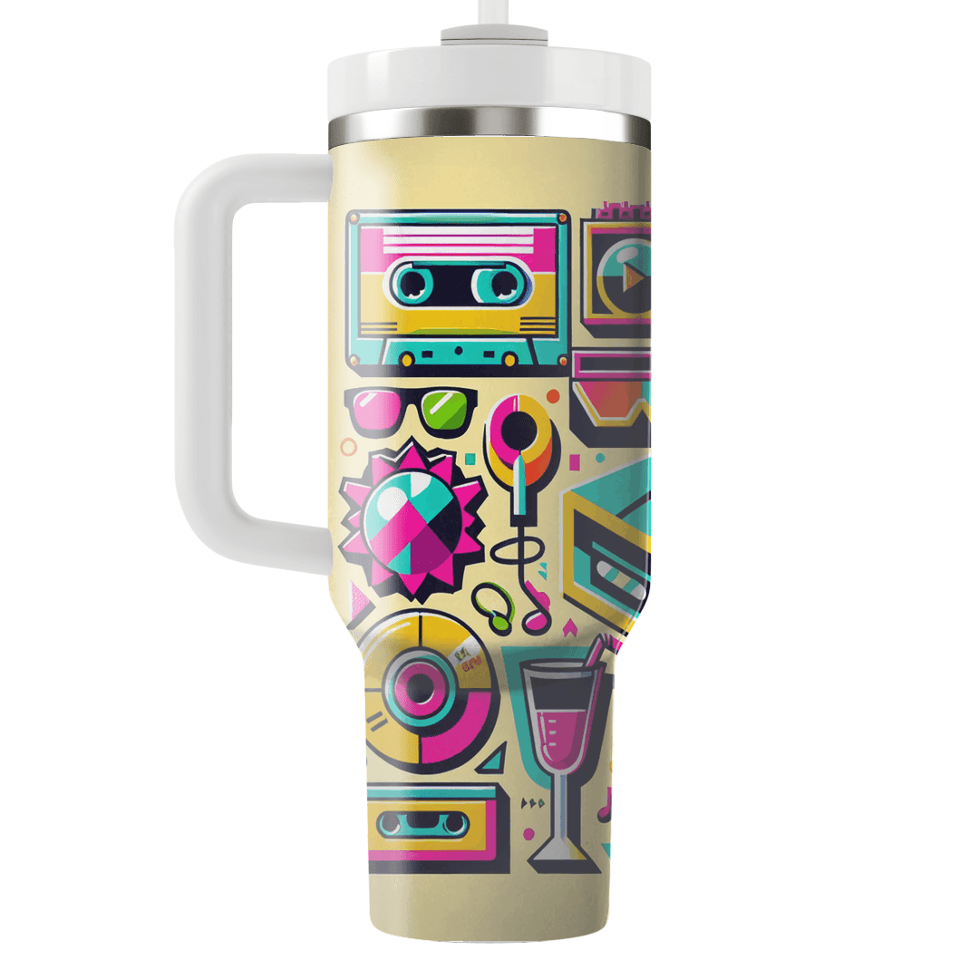 Radical 80s Icons  Personalized Tumblers