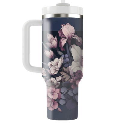 Midnight Blossoms  Tumblers With Lids