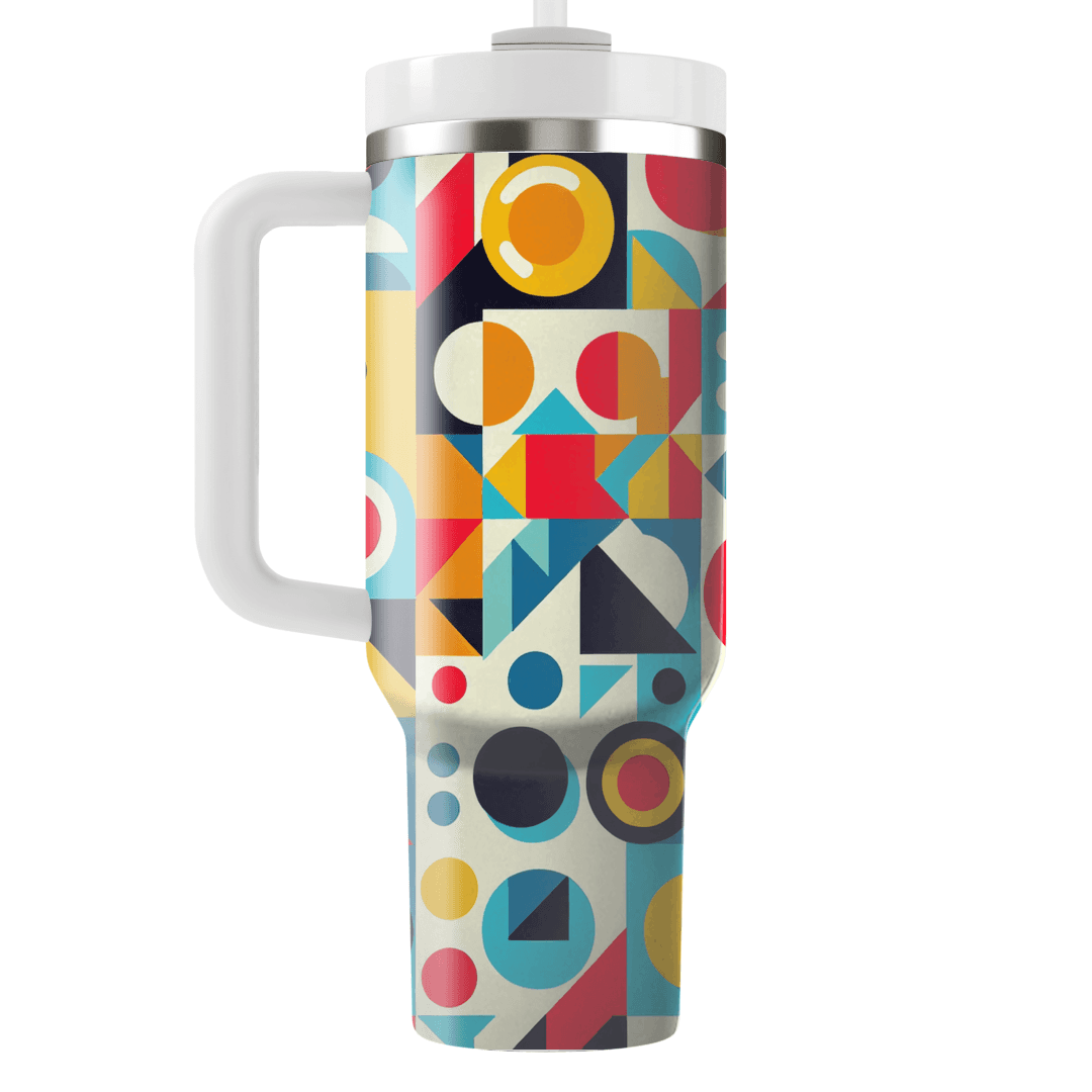 Colorful Burst Of Shapes  Insulated Tumblers