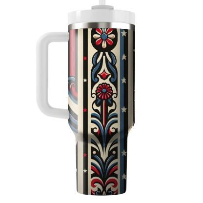 Vintage Circus Stripes  Tumblers For Gifts