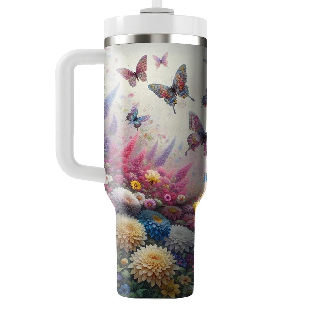 Spring Butterfly Whispers  Tumbler Cups