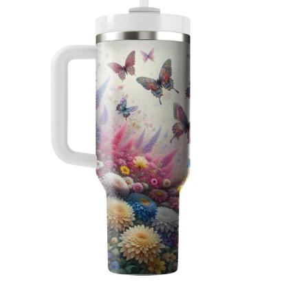 Spring Butterfly Whispers  Tumbler Cups