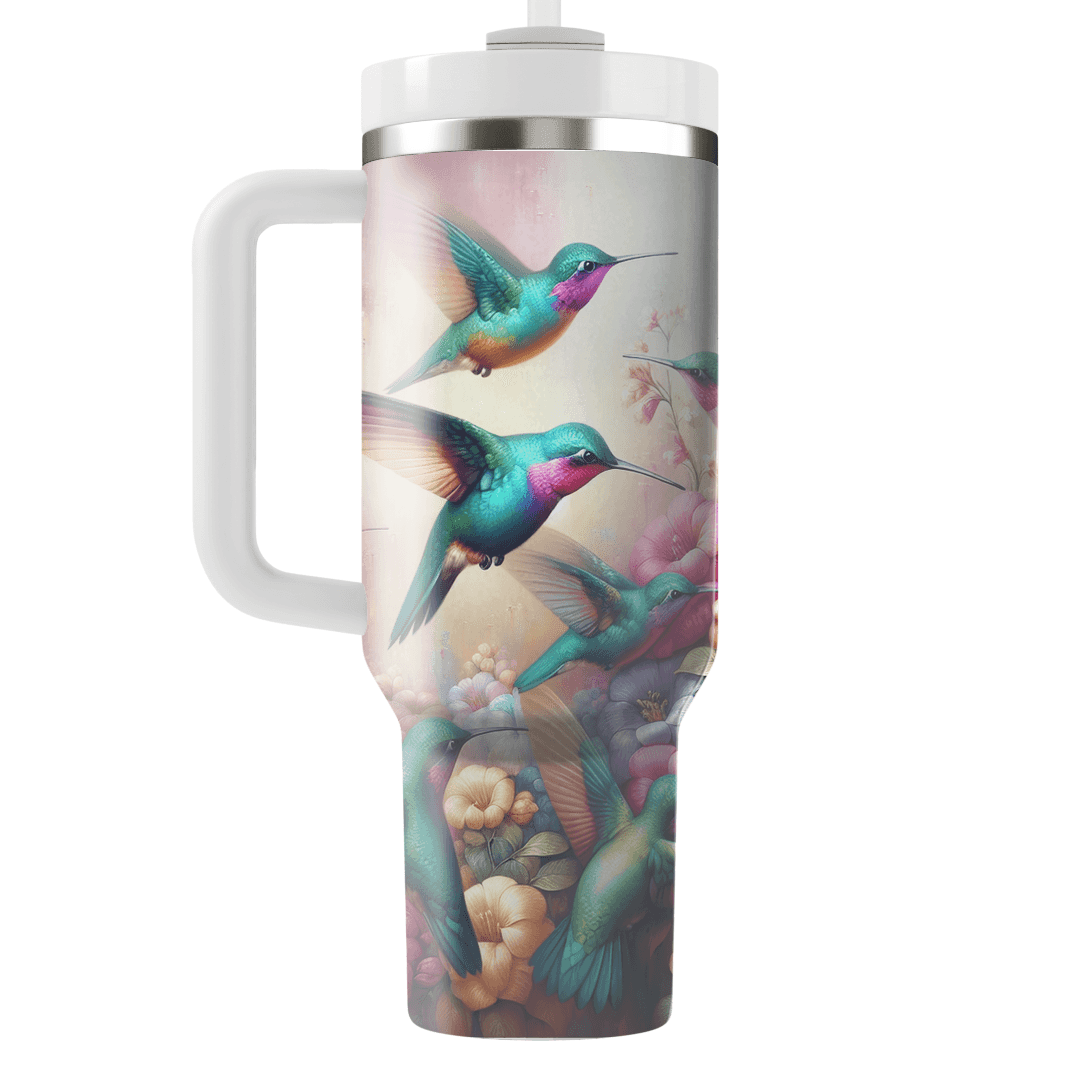 Ethereal Hummingbird Harmony  Tumblers With Lids
