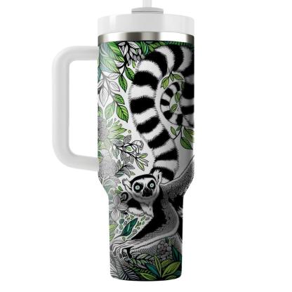 Funky Lemur Jungle  Travel Tumblers