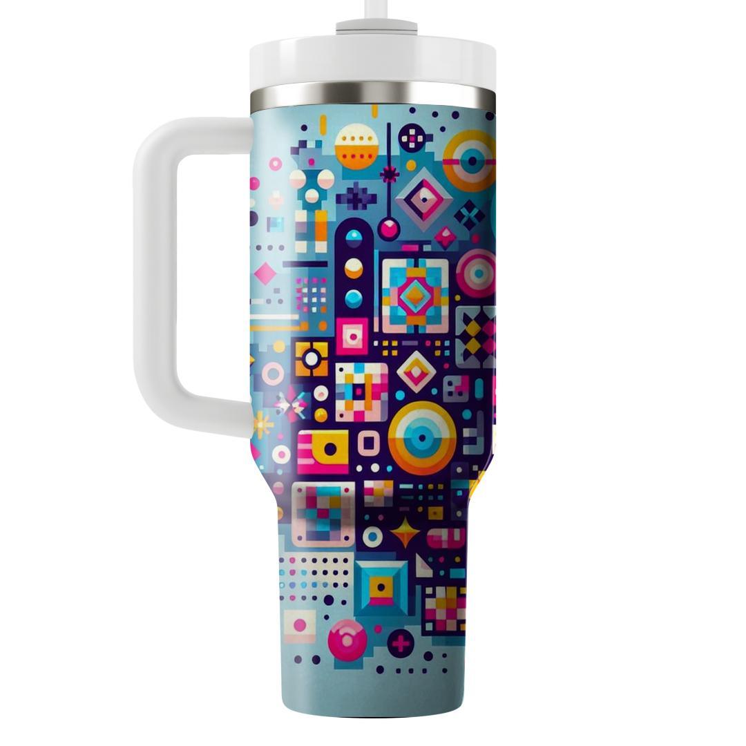 Dynamic Pixel Patterns  Personalized Tumblers