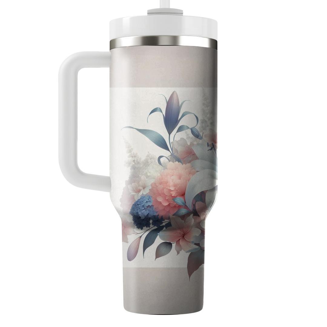 Ethereal Floral Escape  Unique Tumblers