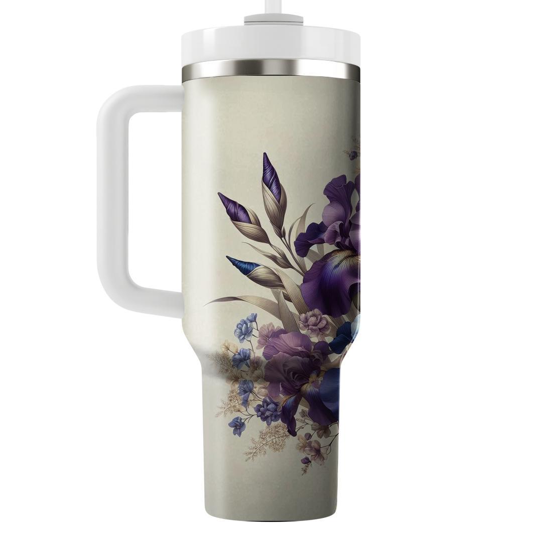 Elegant Iris Dream  Unique Tumblers