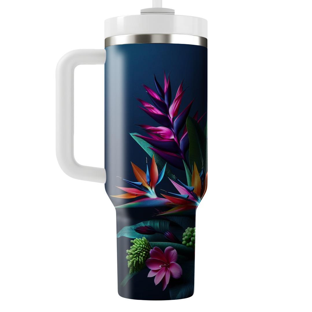 Exotic Blossom  Unique Tumblers