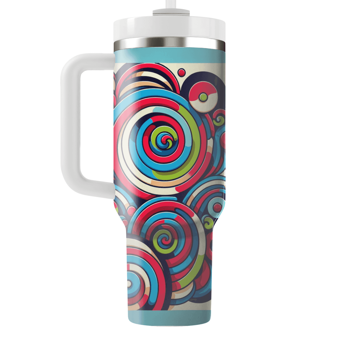 Groovy Spiral Vortex  Custom Tumblers