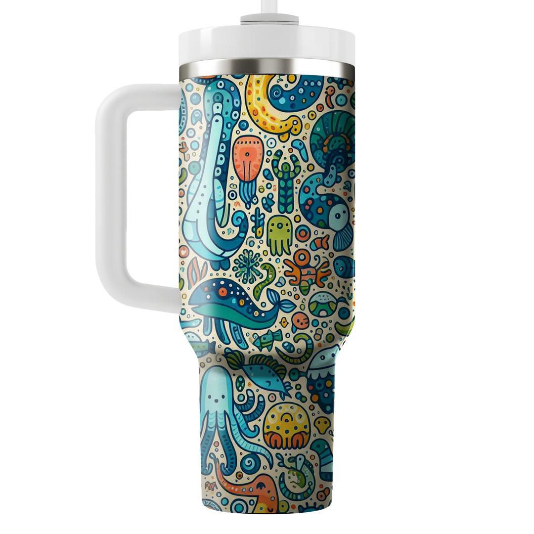 Whimsical Underwater Adventure  Decorative Tumblers