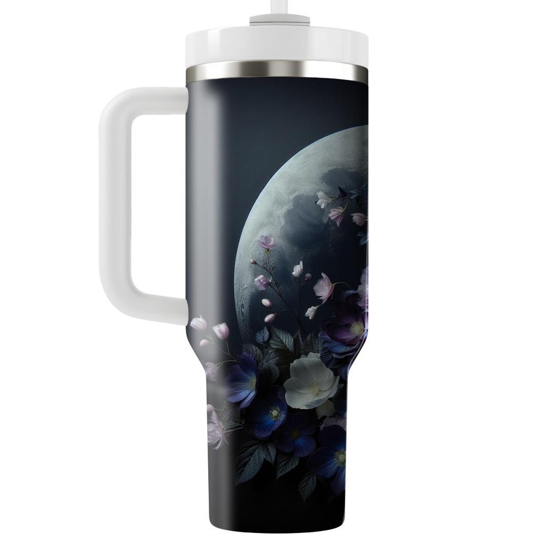 Enchanting Midnight Floral  Tumblers For Gifts