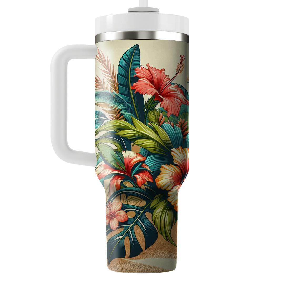 Floral Safari Adventure  Unique Tumblers