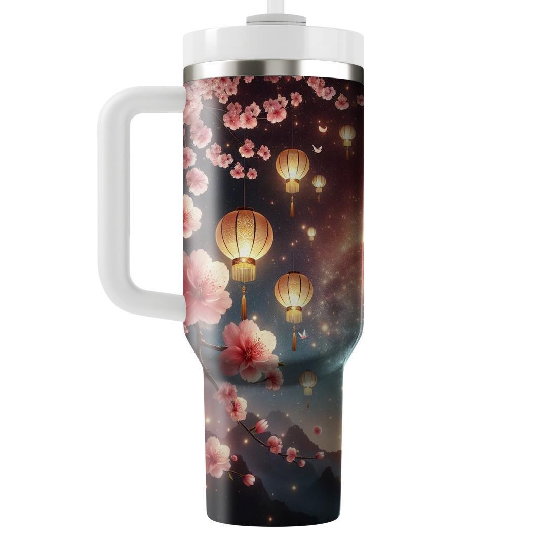 Celestial Echoes - Lunar New Year Reverie  Tumblers With Lids