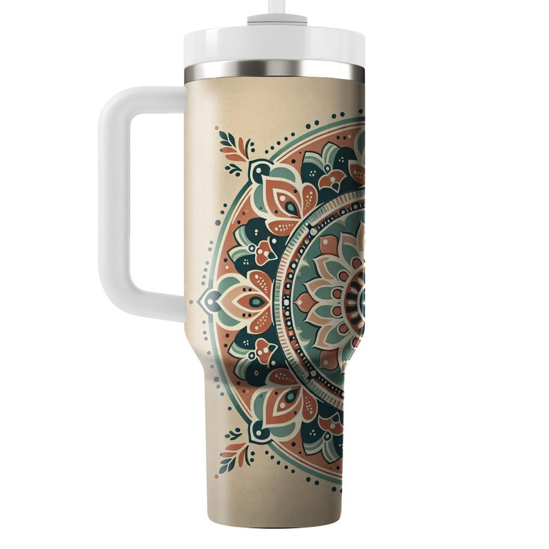 Earthy Mandala Bliss  Travel Tumblers