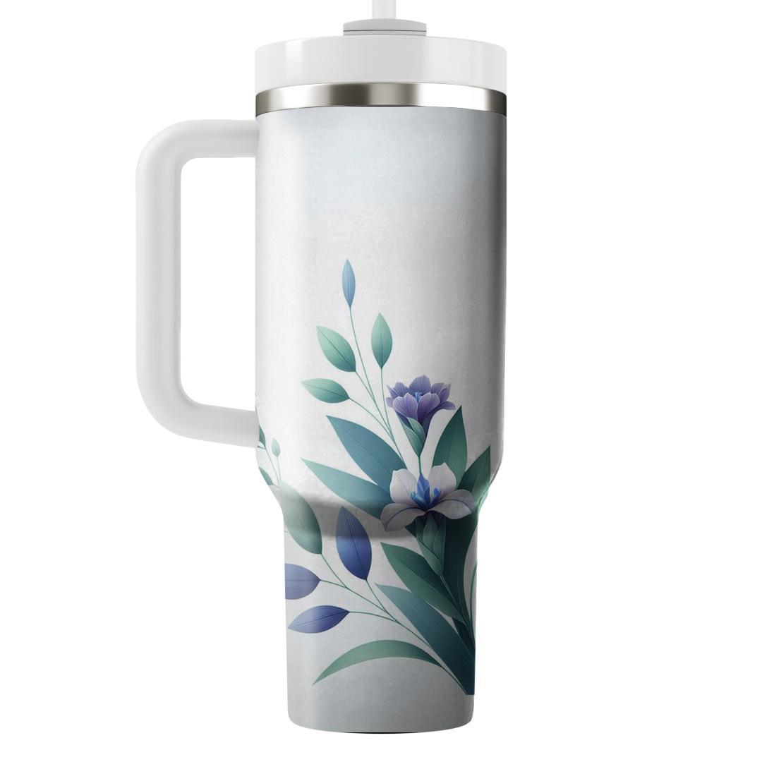 Serene Iris Symphony  Insulated Tumblers