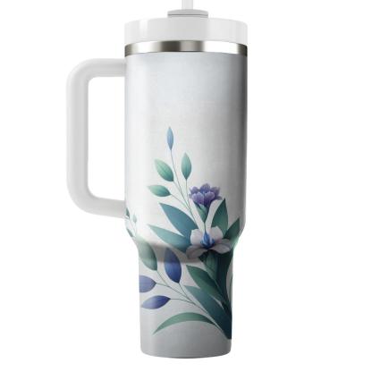 Serene Iris Symphony  Insulated Tumblers