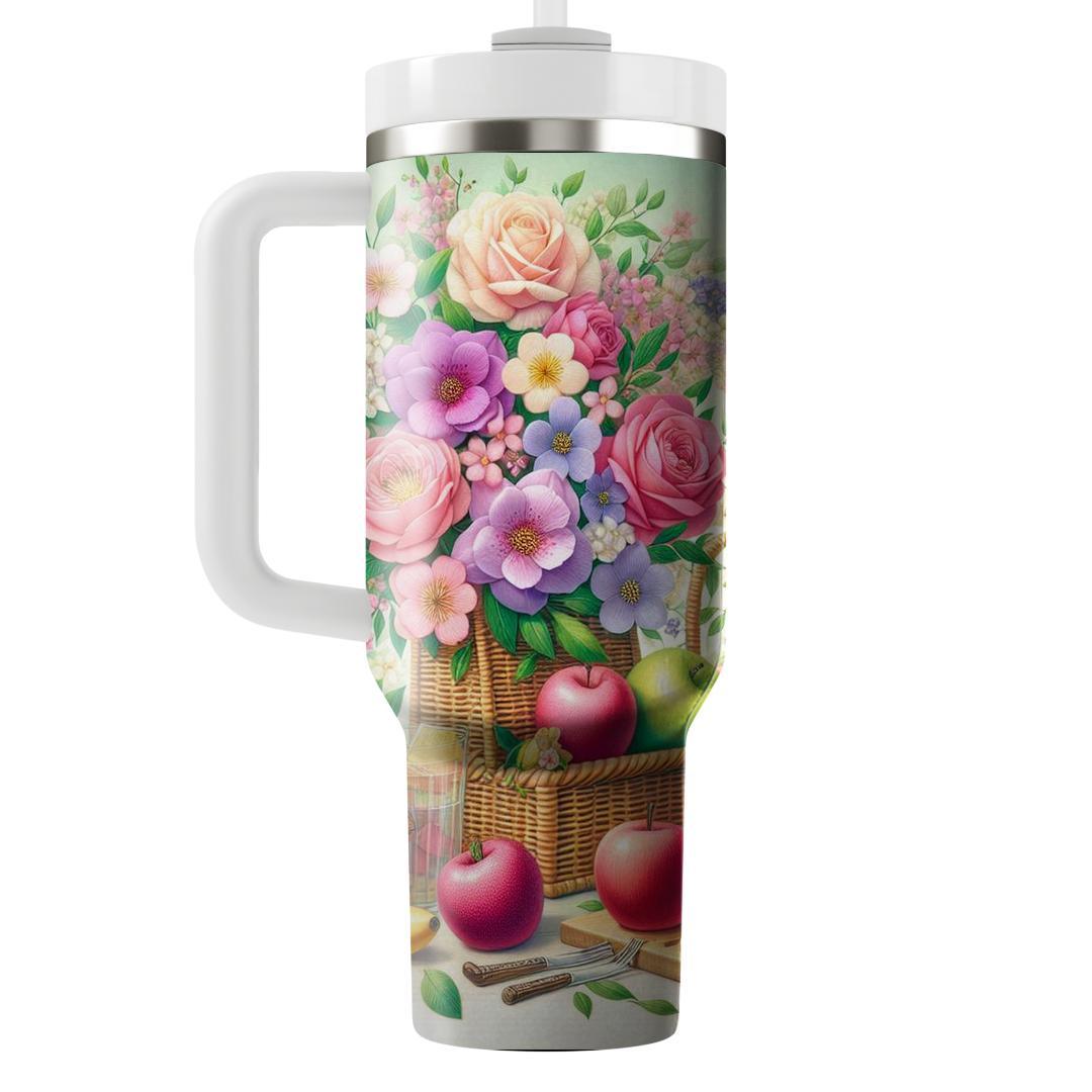 Spring Picnic Daydream  Travel Tumblers
