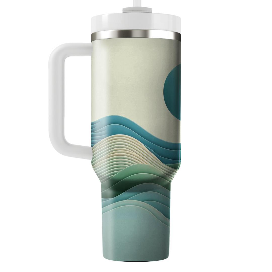 Timeless Harmony Waves  Travel Tumblers