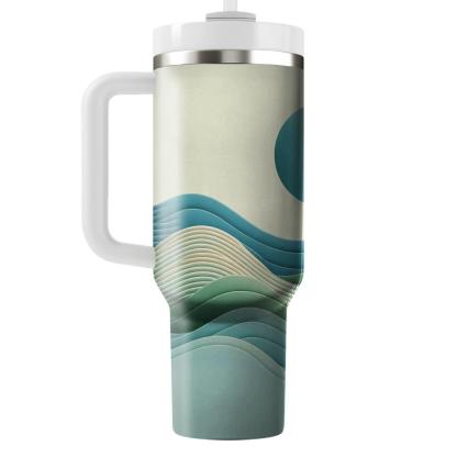 Timeless Harmony Waves  Travel Tumblers