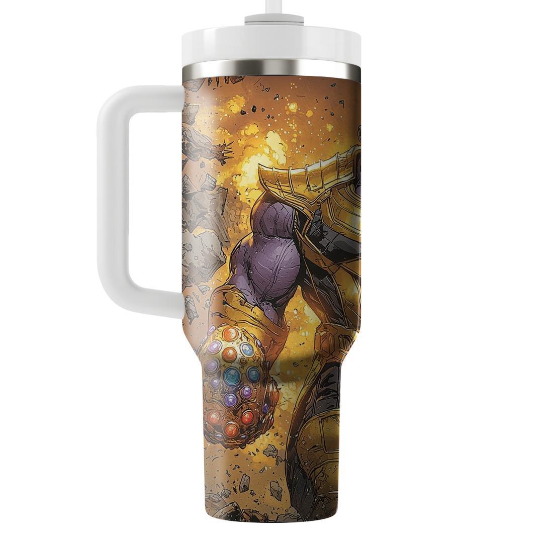 Josh Brolin: The Dark Titan Of Thanos Decorative Tumblers