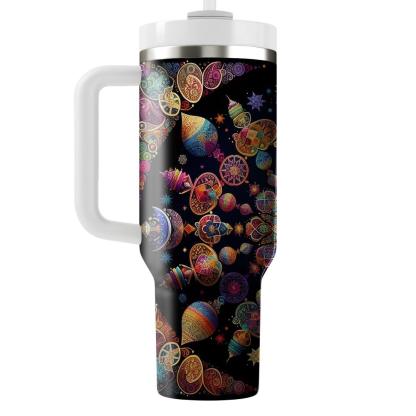 Kaleidoscope Of Celebrations - Cultural Festival  Tumblers With Lids