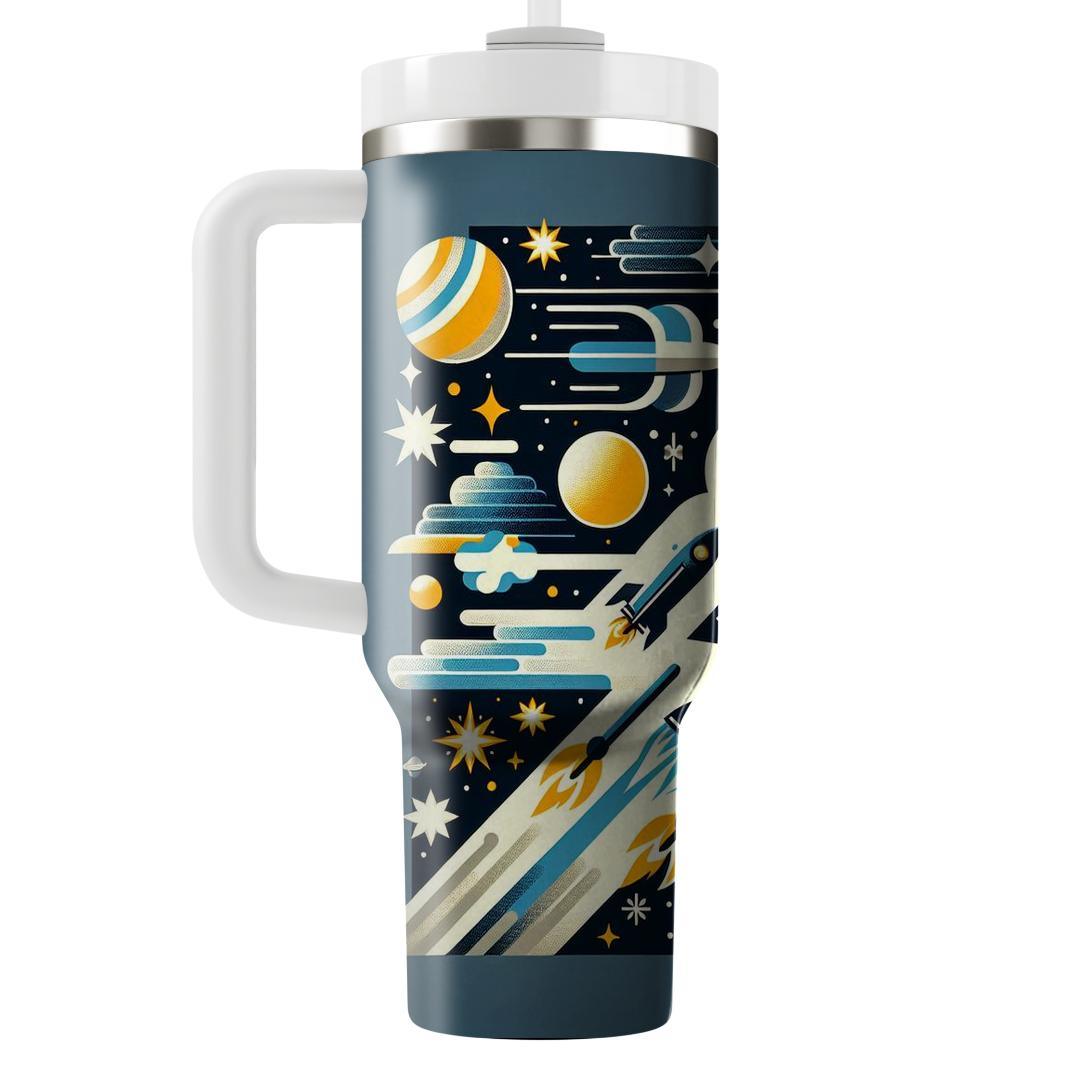 Nostalgic Space Age  Travel Tumblers