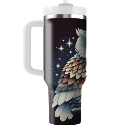 Starlit Owl Watch  Tumblers With Lids