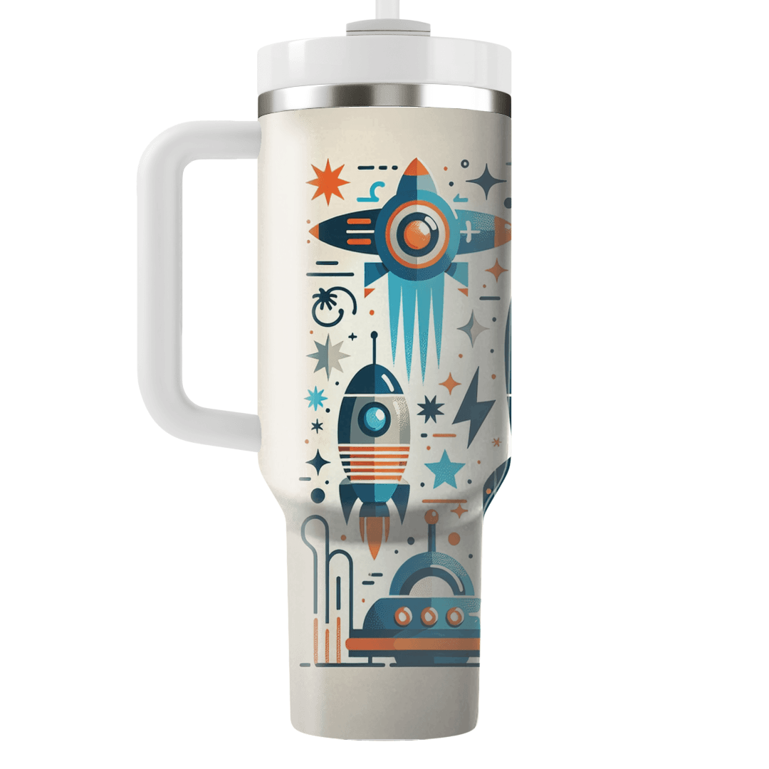 Retro Sci-fi  Tumbler Cups