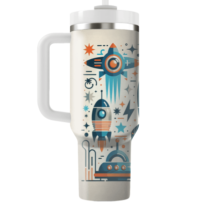 Retro Sci-fi  Tumbler Cups