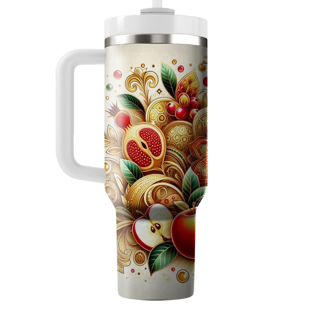 Resplendent Rosh Hashanah - New Beginnings  Tumblers With Lids